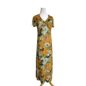 Farrow Floral Maxi Dress Size Small